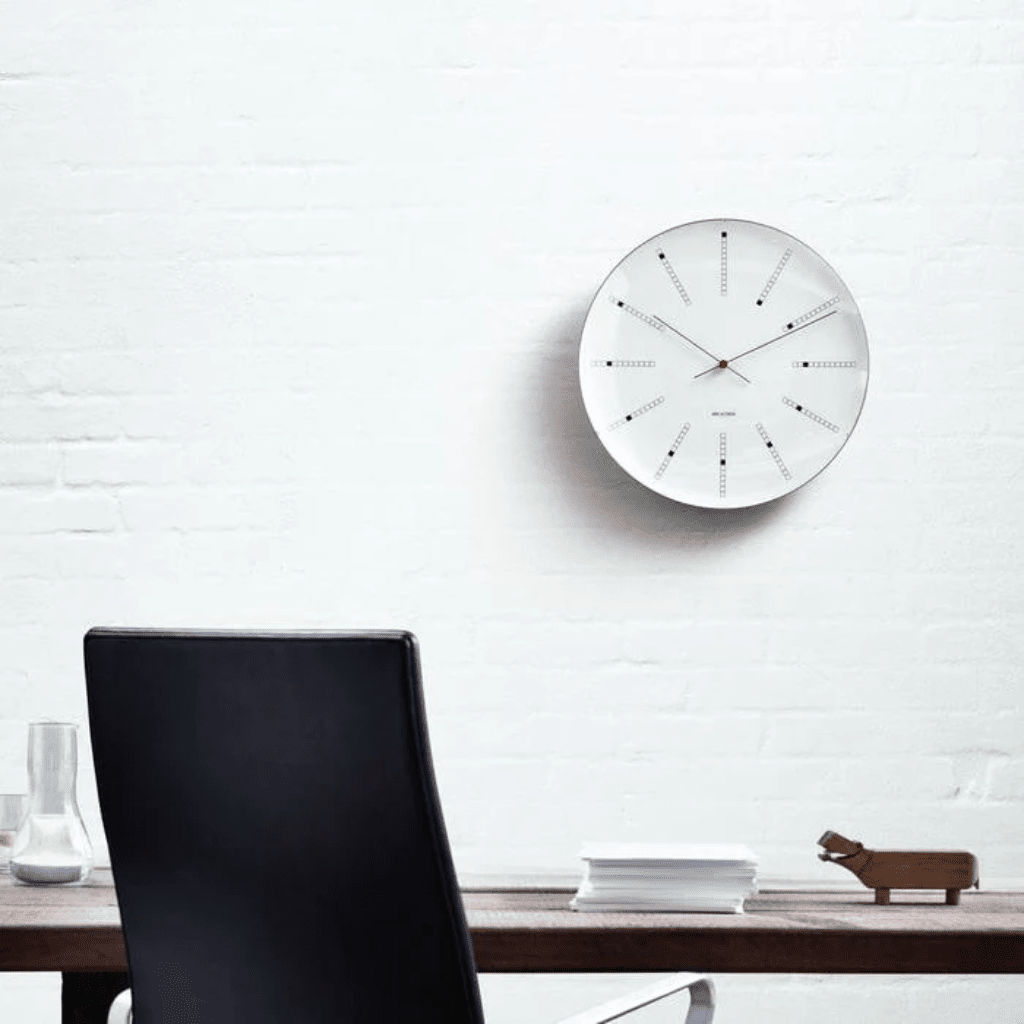Bankers Wall Clock, 6.3" Decor Arne Jacobsen 
