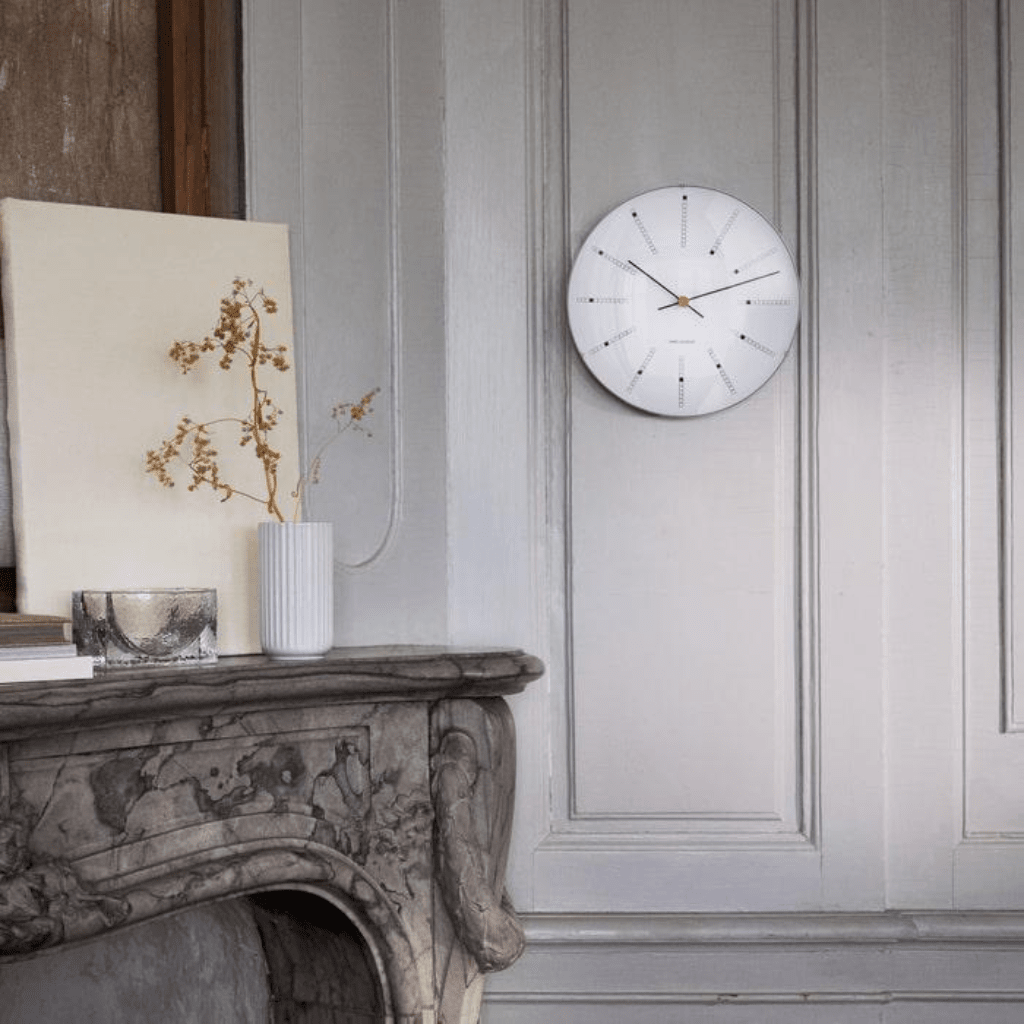 Bankers Wall Clock, 11.4" Decor Arne Jacobsen 