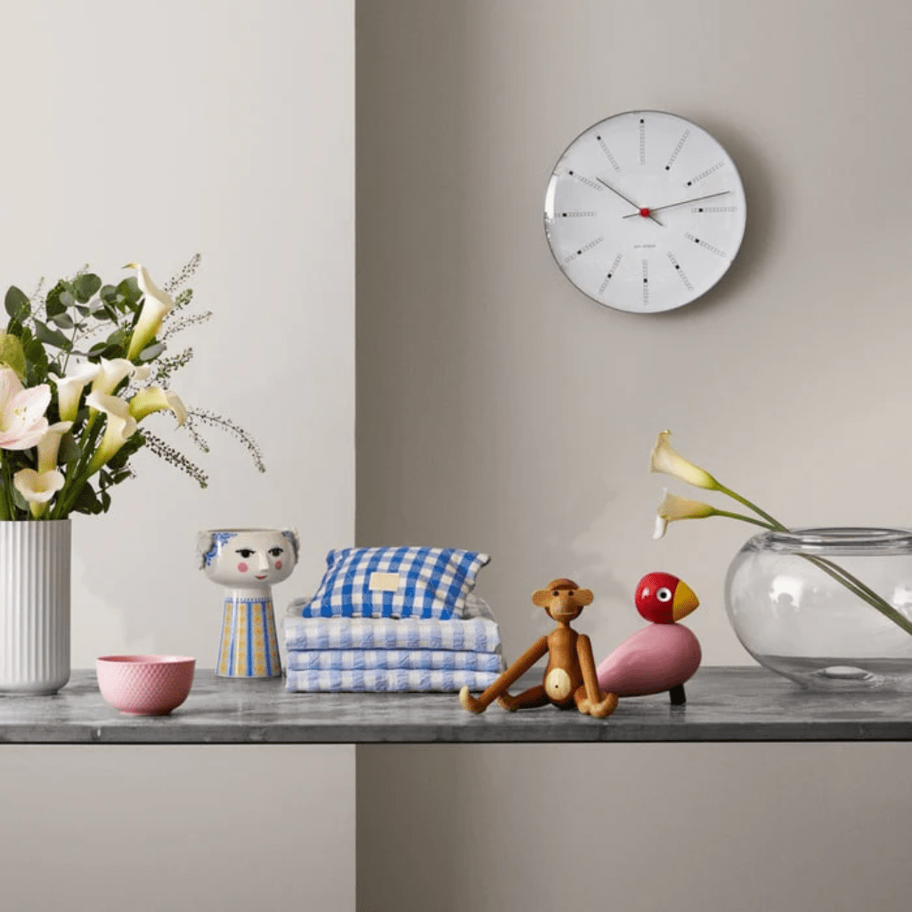 Bankers Wall Clock, 11.4" Decor Arne Jacobsen 