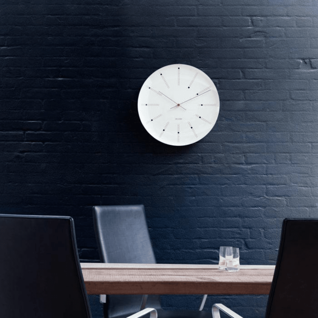 Bankers Wall Clock, 6.3" Decor Arne Jacobsen 
