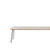 Emeco Run Legs Accessories Emeco Bench Legs Clear Anodized Aluminum 