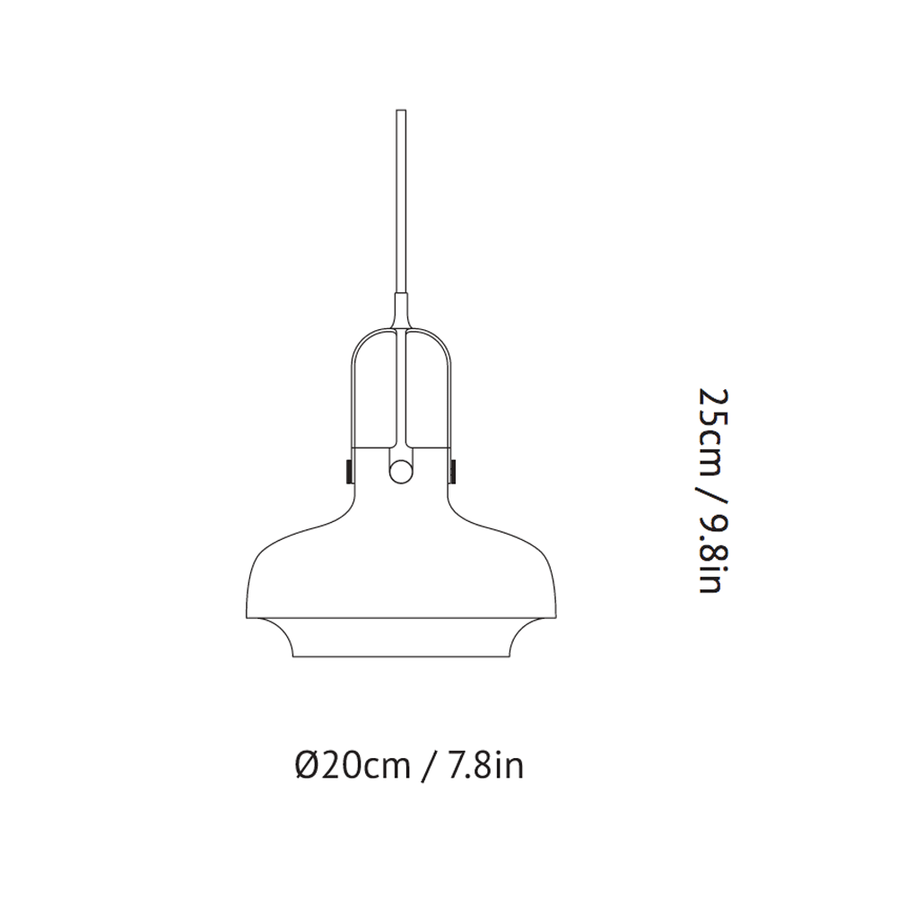 Copenhagen Pendant Lamp SC6 Pendant Lights &Tradition 