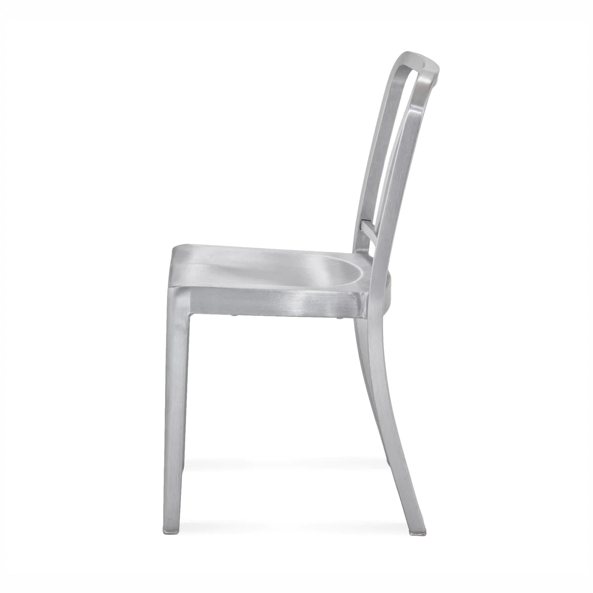 Emeco Heritage Stacking Chair Side/Dining Emeco Hand Brushed No Seat Pad All-round soft plastic TPU glides (set of 4) +$20