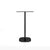 Emeco 2 Inch Flat Base Bar Height Table - Rectangular Top Coffee table Emeco Black Powder Coated Aluminum White HPL 