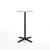 Emeco 2 Inch X Base Bar Table - Rectangular bar seating Emeco Black Powder Coated Ash 