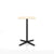 Emeco 2 Inch X Base Counter Table - Rectangular bar seating Emeco Black Powder Coated Accoya (Outdoor Approved) 