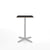 Emeco 2 Inch X Base Counter Table - Rectangular bar seating Emeco Silver Powder Coated Black Laminate Plywood 