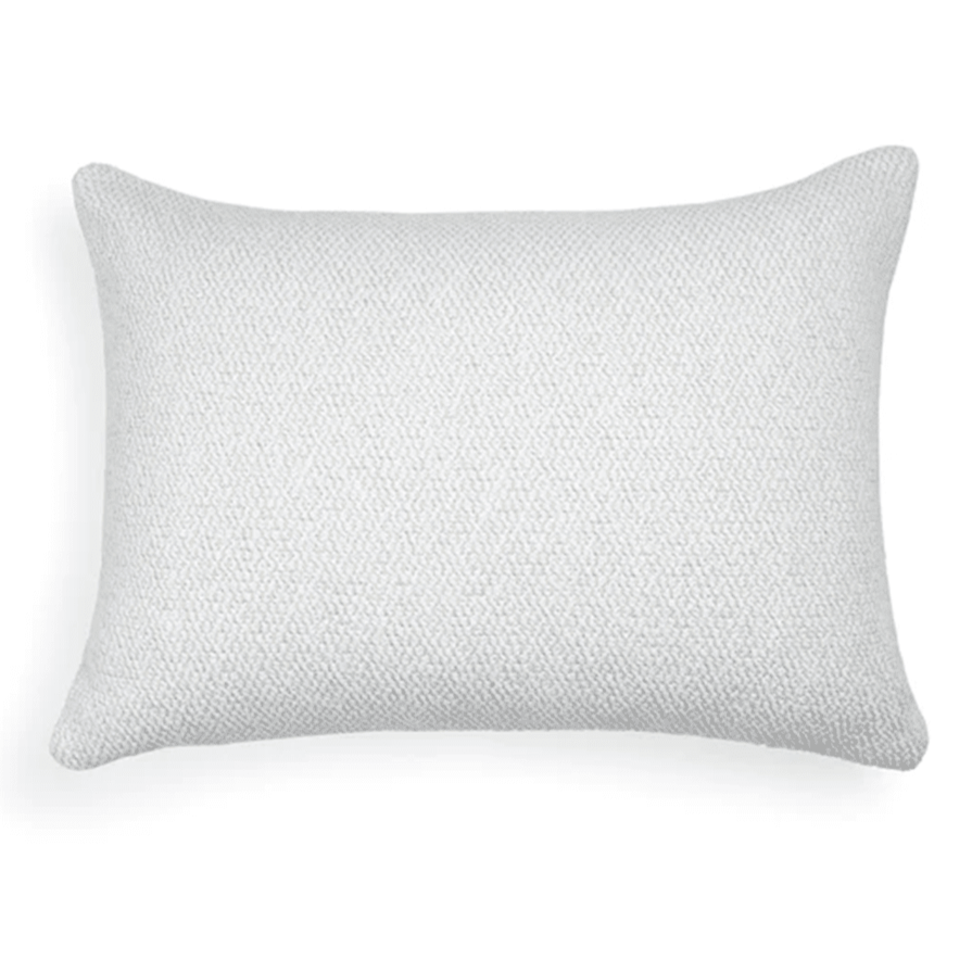 White Boucle Light Outdoor Cushion Outdoors Ethnicraft Rectangular 