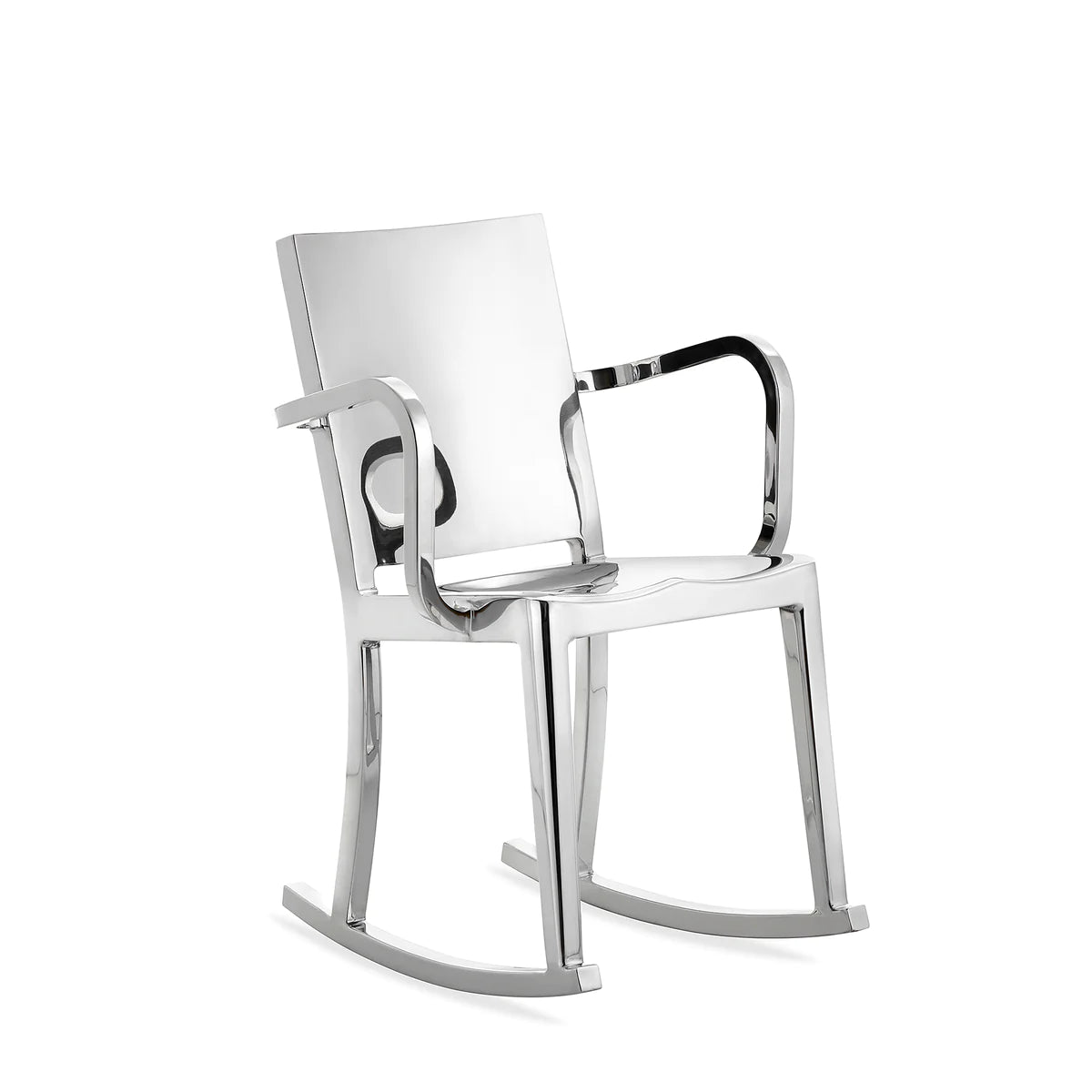 Emeco Hudson Rocking Chair With Arms Side/Dining Emeco Hand Polished No Seat Pad 