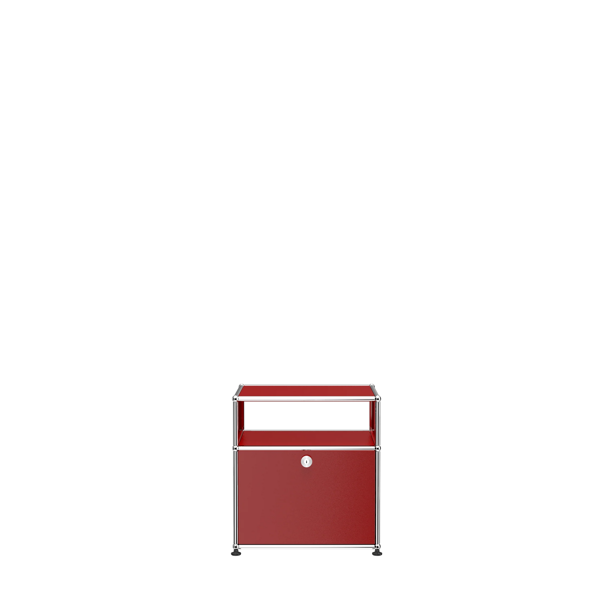 USM Haller Nightstand P storage USM Ruby Red 