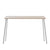 Emeco Run High Side Table - Wood table Emeco 62"/ 161 CM Clear Aluminum Frame Ash