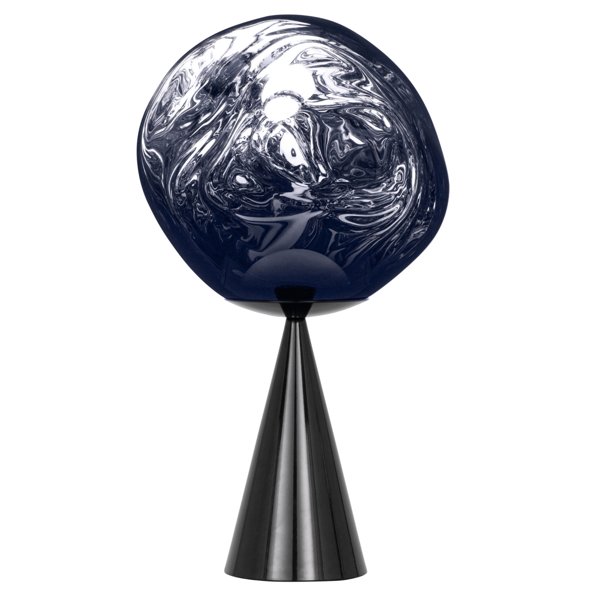 Melt Cone Fat Table Lamp Table Lamps Tom Dixon Black/Smoke 