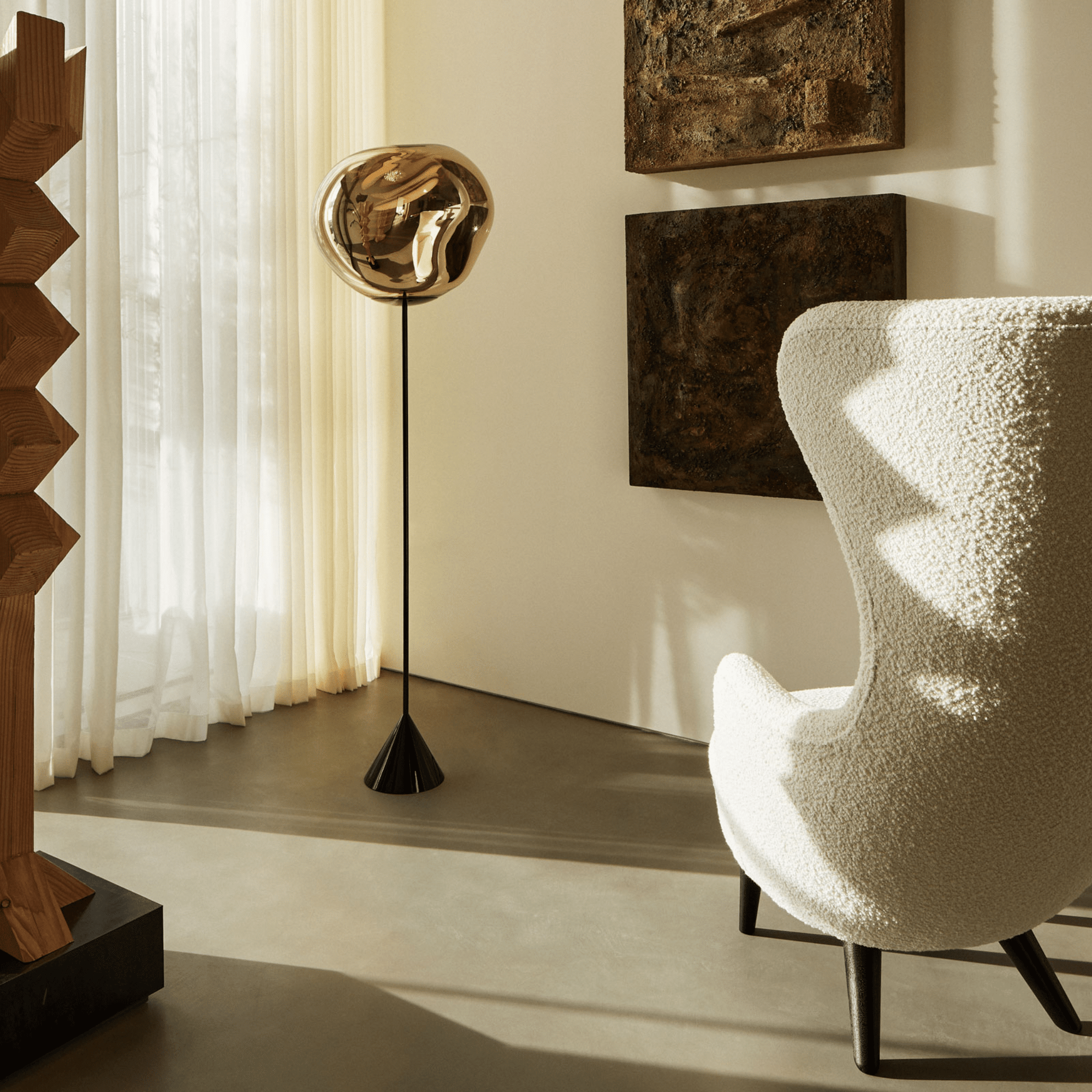 Melt Cone Slim Floor Lamp Floor Lamps Tom Dixon 