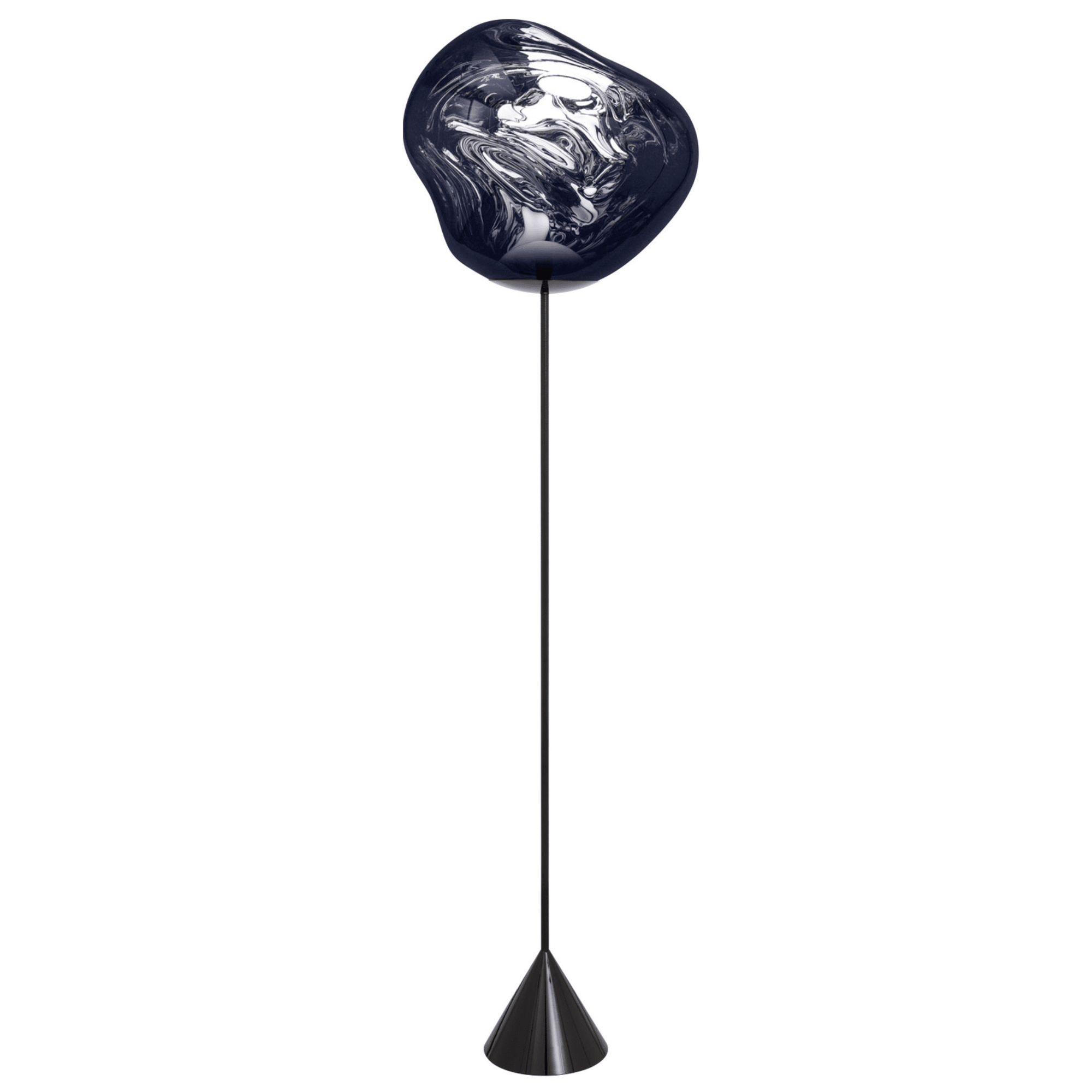 Melt Cone Slim Floor Lamp Floor Lamps Tom Dixon Smoke 