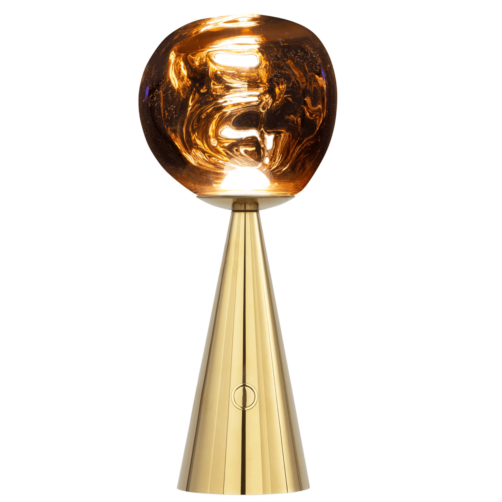 Melt Portable Table Lamp Table Lamps Tom Dixon Gold 