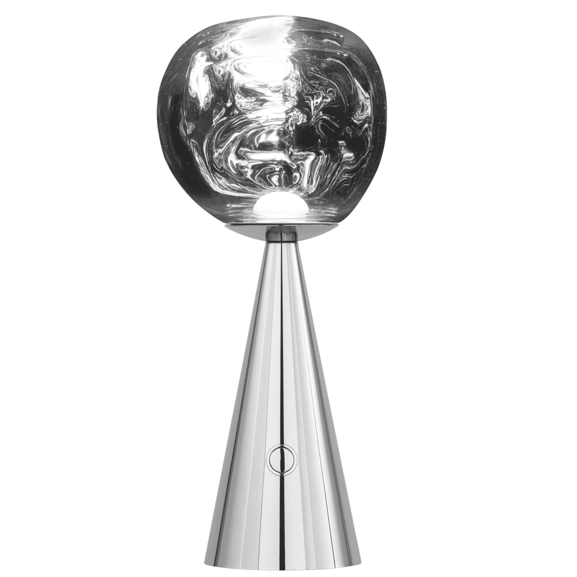 Melt Portable Table Lamp Table Lamps Tom Dixon Silver 