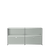 USM Haller Closed Storage Credenza C2A - With Perforated Inside upper Panels storage USM Light Grey 