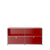 USM Haller Closed Storage Credenza C2A - With Perforated Inside upper Panels storage USM Ruby Red 