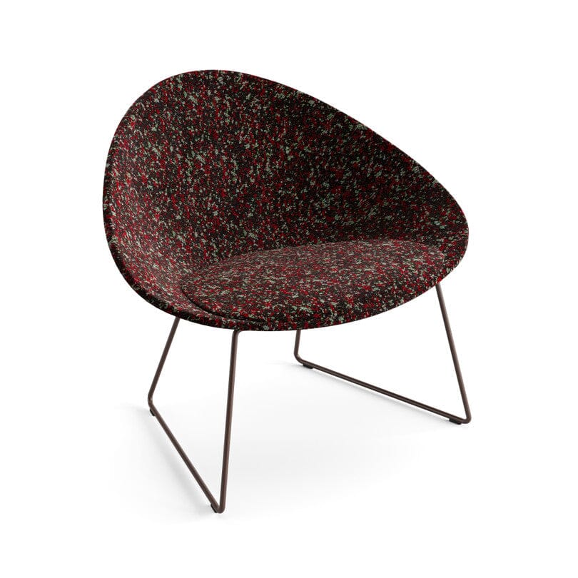 Adell Sled Base Lounge Chair With Fully Upholstered lounge chair Arper 