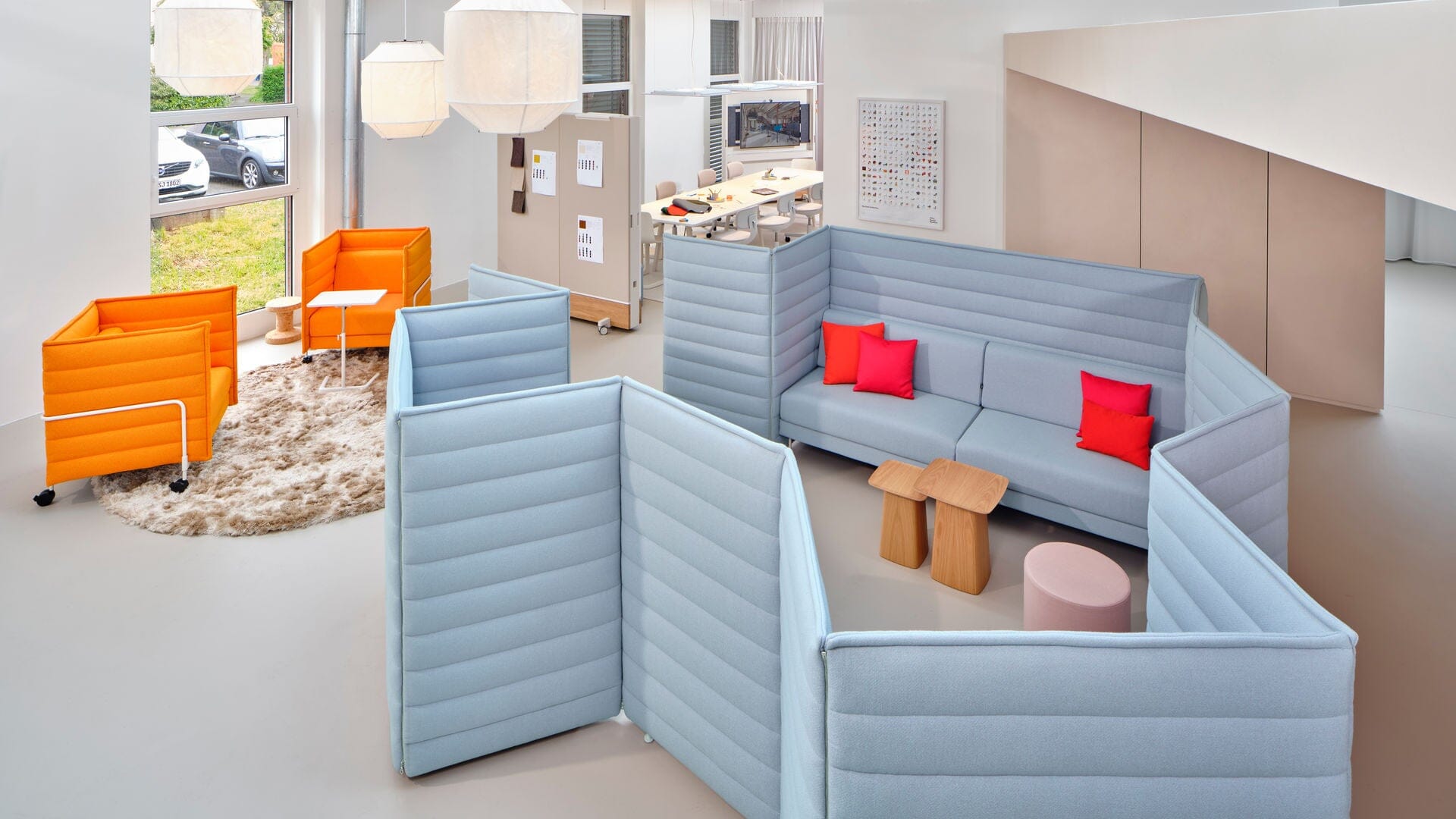 Alcove Plus 3-Seater Sofa Sofa Vitra 