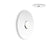 Sky Dome Flush Metal Ceiling/Wall Lamp Pendant Lights Pablo 24" - Polished Aluminum + White 