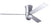 Cirrus Flush DC Ceiling Fan Ceiling Fans Modern Fan Co Brushed Aluminum Aluminum Wall Control Without Light