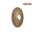 Sky Dome Flush Wood Ceiling/Wall Lamp Pendant Lights Pablo 24" - Polished Aluminum + Walnut 