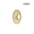 Sky Dome Flush Wood Ceiling/Wall Lamp Pendant Lights Pablo 18" - Polished Aluminum + White Oak 