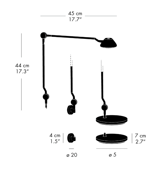 AQ01 Light Table Lamp Fritz Hansen 