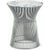 Platner Side Table side/end table Knoll Polished Nickel Arabescato marble, Shiny finish 