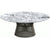 Platner Bronze 42" Coffee Table Coffee Tables Knoll Polished Finish Arabescatto Marble Top: White-grey 