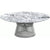 Platner Nickel 42" Coffee Table Coffee Tables Knoll Polished Finish Arabescatto Marble Top: White-grey 
