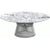 Platner Nickel 42" Coffee Table Coffee Tables Knoll Satin Finish Arabescatto Marble Top: White-grey 