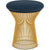 Platner Stool - Gold Stools Knoll 