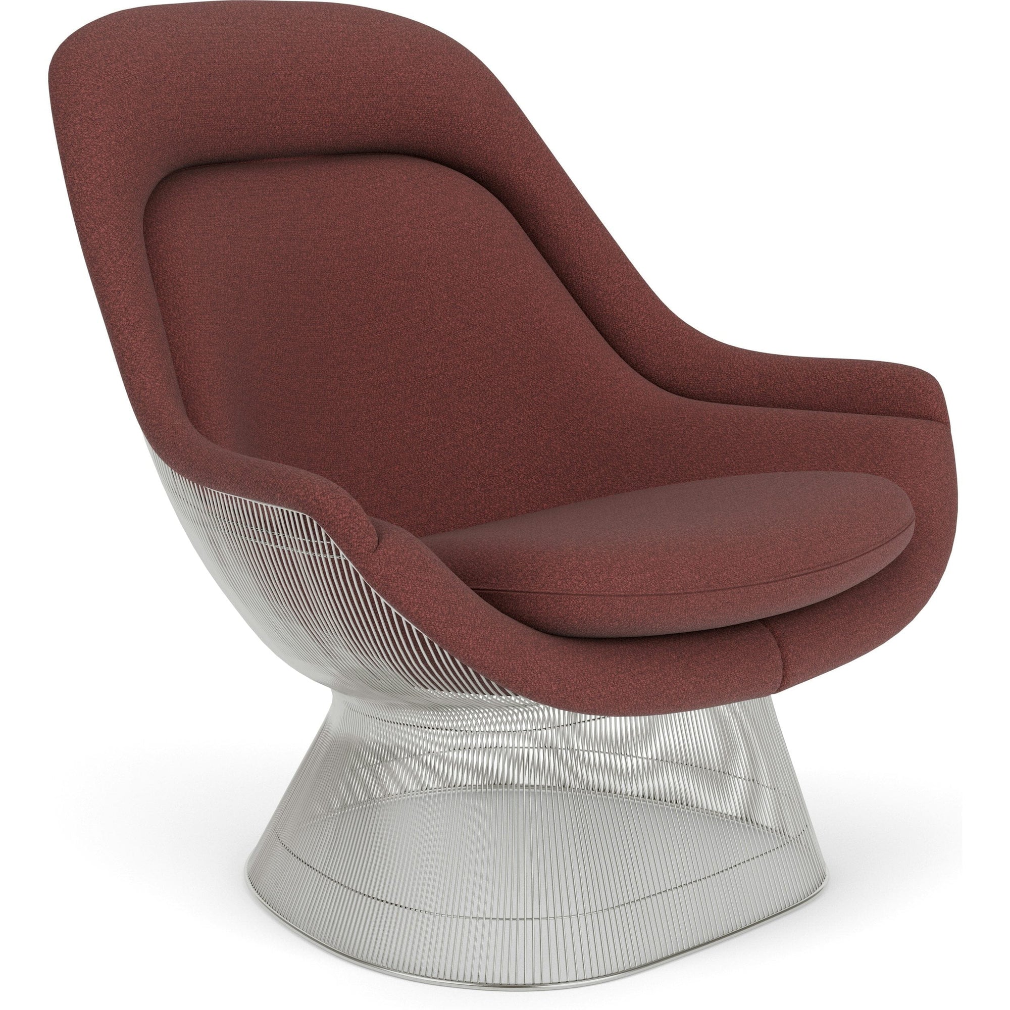 Platner Polished Nickel Easy Chair lounge chair Knoll 