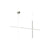 Coordinates Suspension Light ceiling lights Flos S2 Argent 