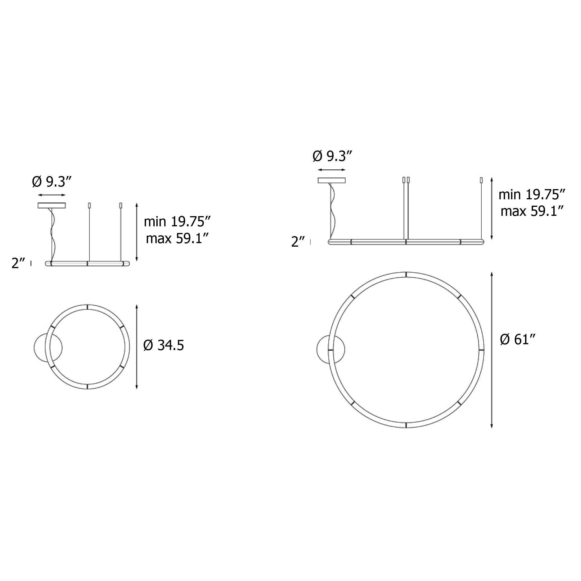 Alphabet of Light Circular Suspension