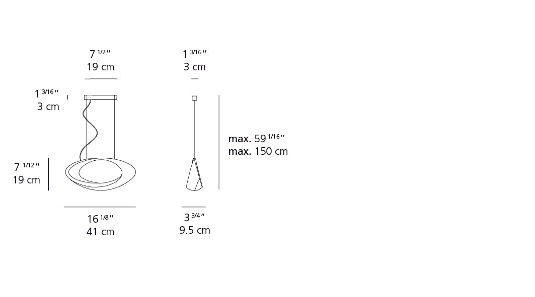 Cabildo Suspension LED Lamp