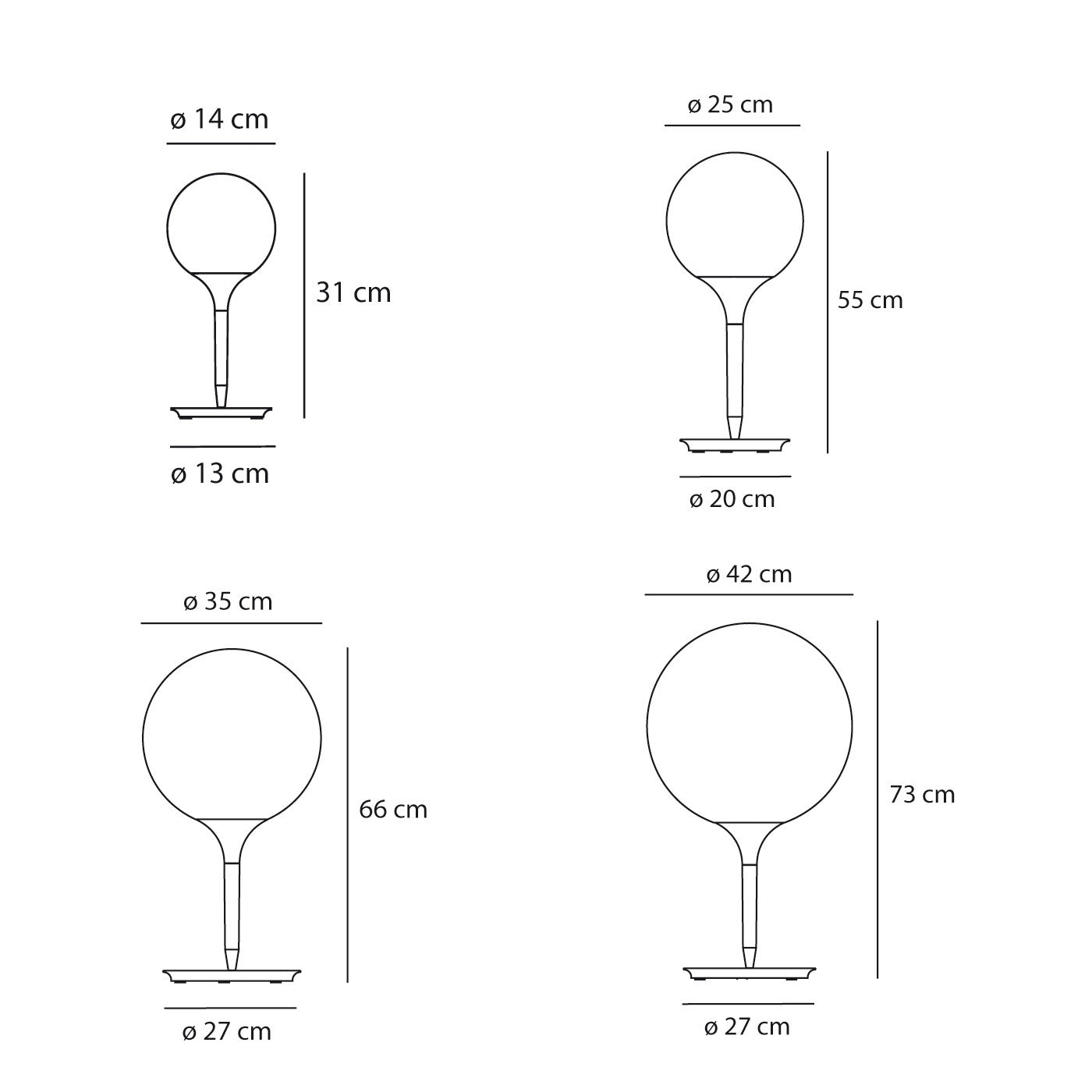Castore Table Lamps