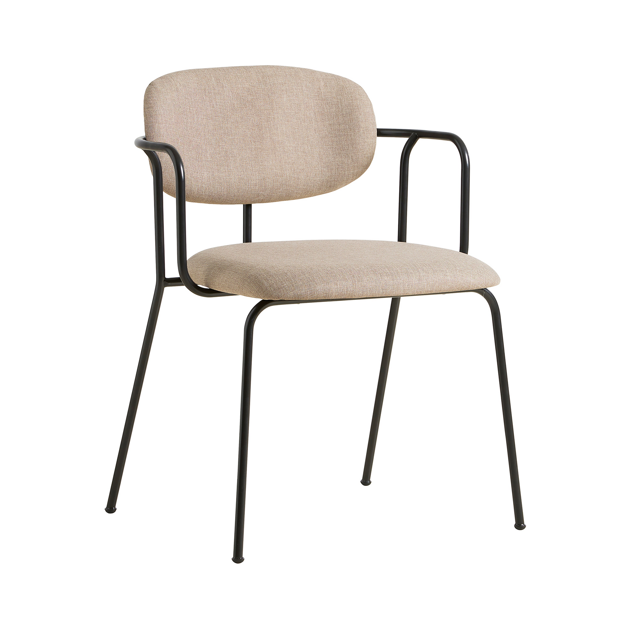 Frame Dining Chair - Set of 2 Dining Chair Woud Beige/Black 