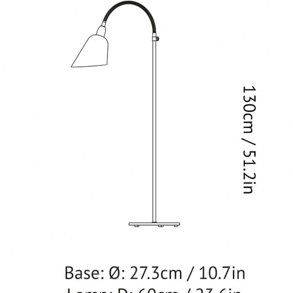 Bellevue Floor Lamp AJ7 Floor Lamps &Tradition 