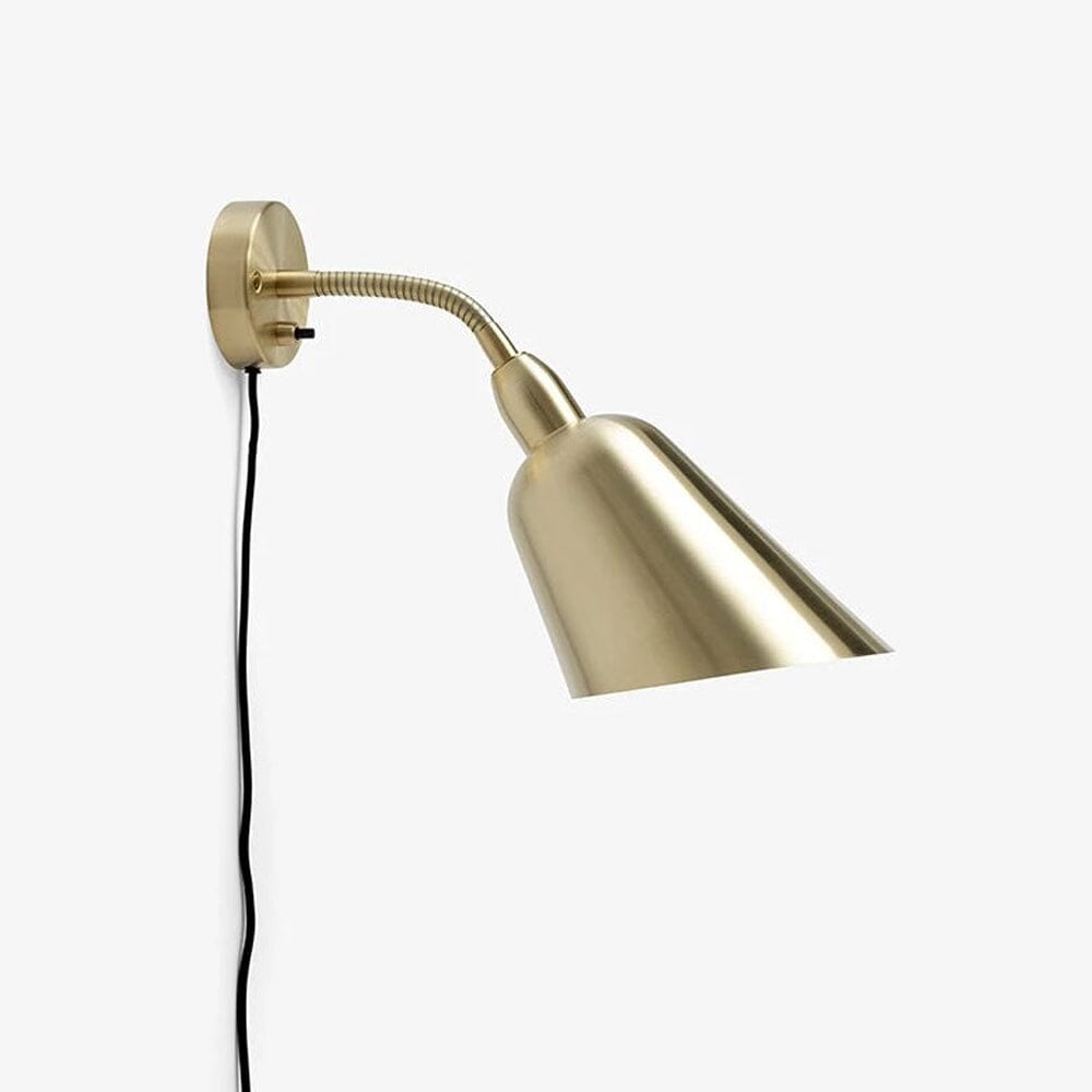 Bellevue Wall Lamp AJ9 wall lamp &Tradition Natural Brass 