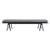 Level Daybed Beds Woud Black Painted Oak Without Pillow Dark Brown: Alpine 65