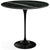 Saarinen Side Table - 22” Oval side/end table Knoll Black Black Andes, Granite 