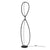 Arrival Floor Lamp Table Lamps Artemide Black