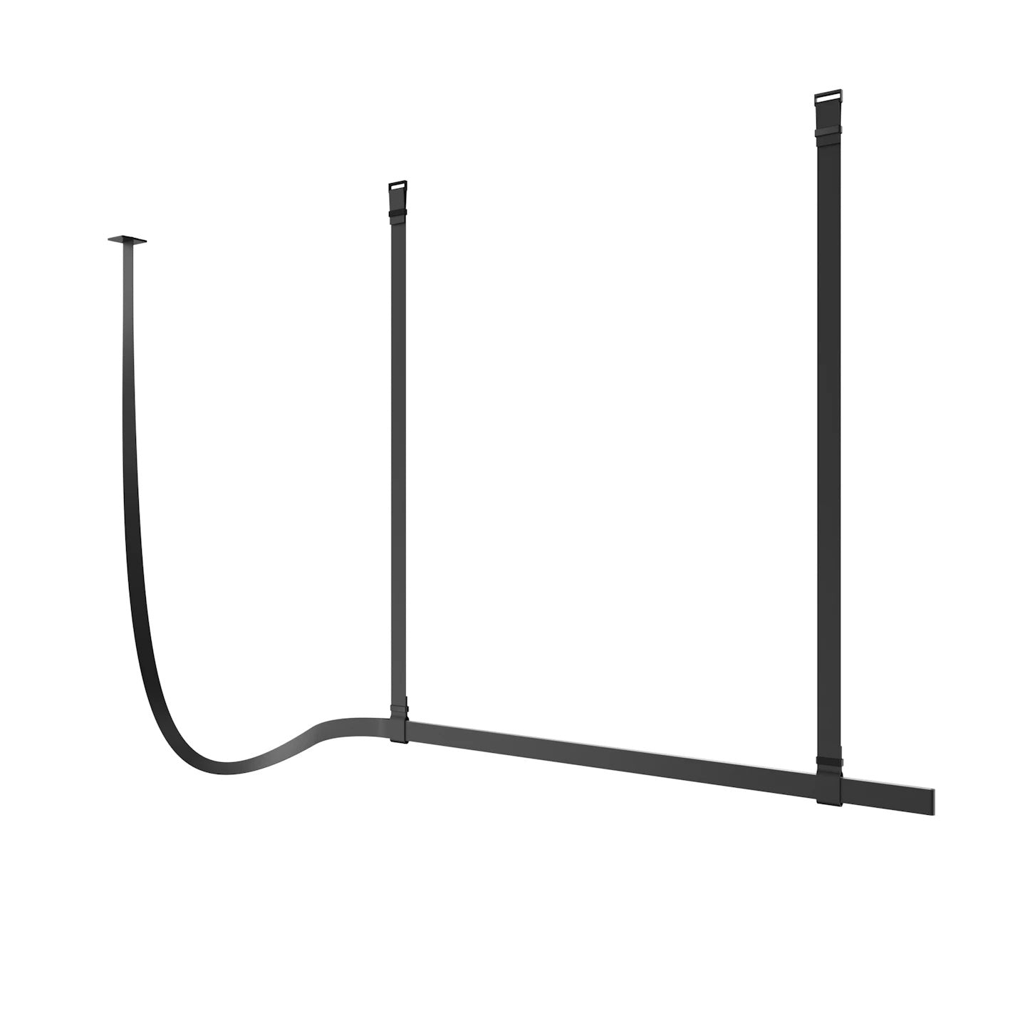 Belt - Leather Wrapped Linear Pendant