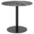 1.0 Round Dining Table Dining Tables Gubi Small Black base Grey Emperador Marble