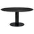 2.0 Round Dining Table Dining Tables Gubi Small Black base Black Marquina Marble