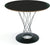 Noguchi Cyclone Dining Table Dining Tables Knoll Black Laminate 36" diameter 