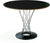 Noguchi Cyclone Dining Table Dining Tables Knoll Black Laminate 42" diameter 